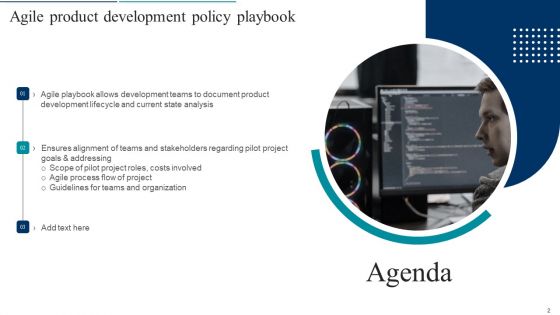 Agile Product Development Policy Playbook Ppt PowerPoint Presentation Complete Deck With Slides