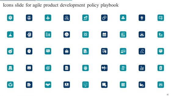 Agile Product Development Policy Playbook Ppt PowerPoint Presentation Complete Deck With Slides