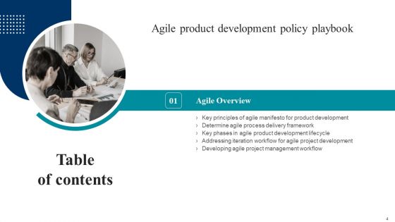 Agile Product Development Policy Playbook Ppt PowerPoint Presentation Complete Deck With Slides