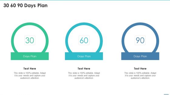 Agile Project Team Delegation IT 30 60 90 Days Plan Elements PDF