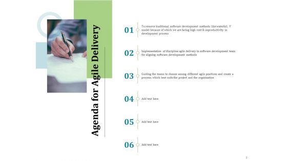 Agile Service Delivery Model Pictures PDF