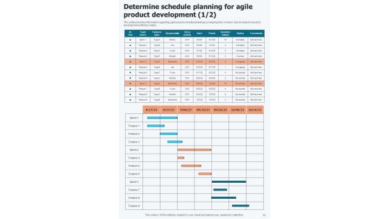 Agile Software Development Lifecycle Playbook Template