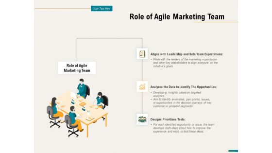 Agile Sprint Marketing Role Of Agile Marketing Team Ppt File Graphic Tips PDF