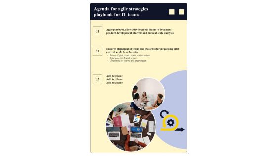 Agile Strategies Playbook For IT Teams Template