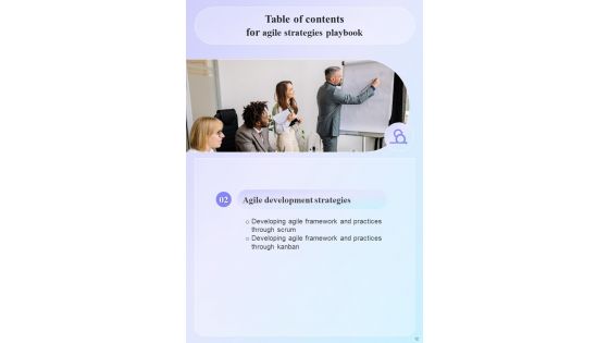 Agile Strategies Playbook Template