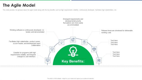 Agile Technique For Request For Proposal RFP Response The Agile Model Portrait PDF