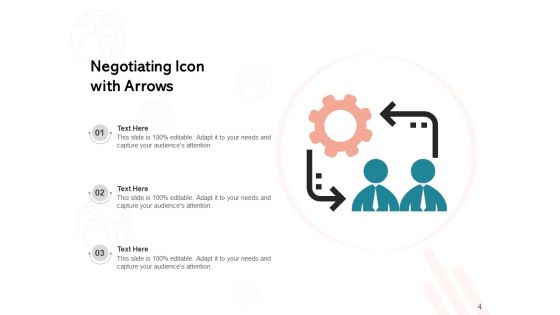 Agreement Icon Handshake Conversation Arrows Ppt PowerPoint Presentation Complete Deck
