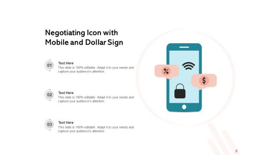 Agreement Icon Handshake Conversation Arrows Ppt PowerPoint Presentation Complete Deck