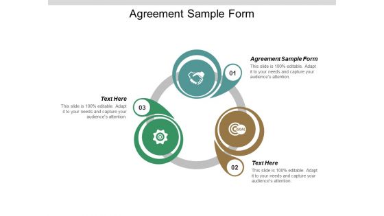 Agreement Sample Form Ppt PowerPoint Presentation File Display