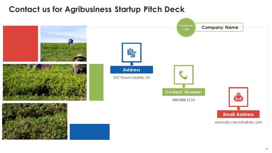 Agribusiness Startup Pitch Deck Ppt PowerPoint Presentation Complete Deck With Slides