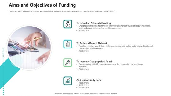 Aims And Objectives Of Funding Ppt Gallery Introduction PDF