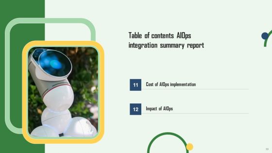 Aiops Integration Summary Report Ppt PowerPoint Presentation Complete Deck With Slides