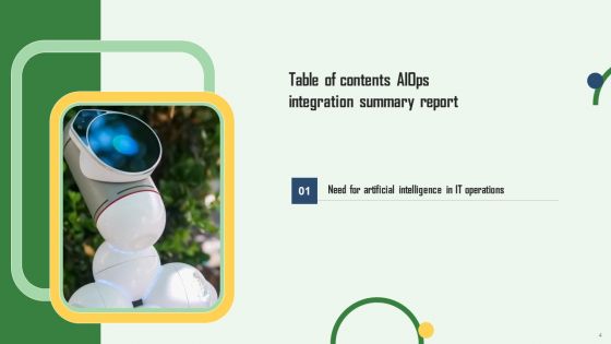 Aiops Integration Summary Report Ppt PowerPoint Presentation Complete Deck With Slides