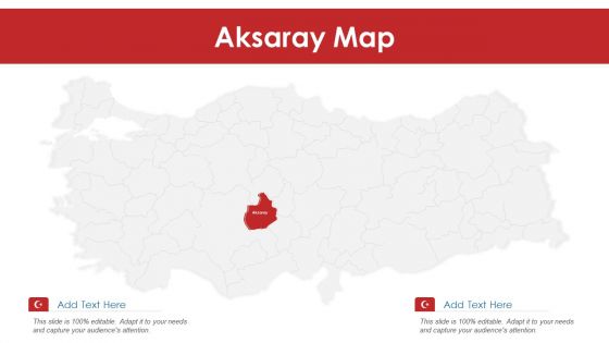 Aksaray Map PowerPoint Presentation PPT Template PDF