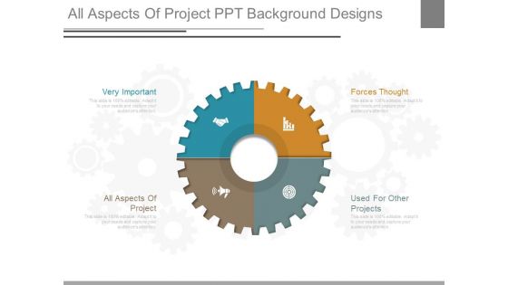 All Aspects Of Project Ppt Background Designs