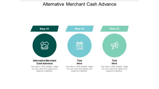 Alternative Merchant Cash Advance Ppt PowerPoint Presentation Professional Icon Cpb