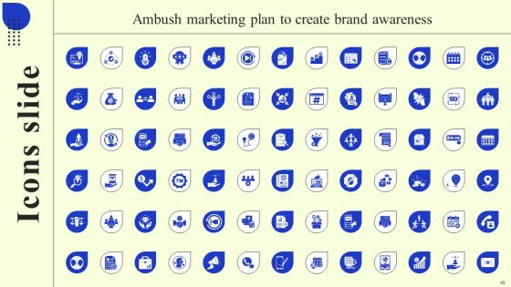 Ambush Marketing Plan To Create Brand Awareness Ppt PowerPoint Presentation Complete Deck With Slides