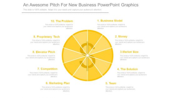 An Awesome Pitch For New Business Powerpoint Graphics