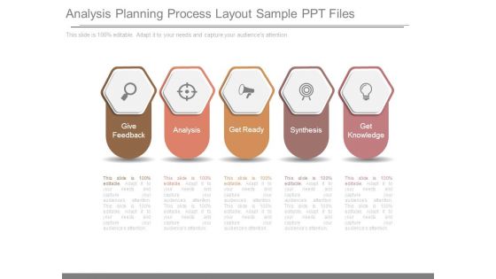Analysis Planning Process Layout Sample Ppt Files