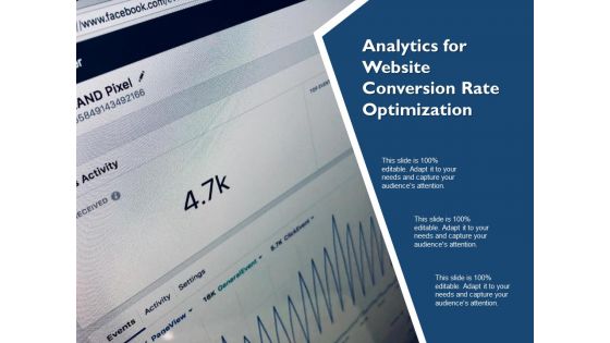 Analytics For Website Conversion Rate Optimization Ppt PowerPoint Presentation Inspiration Graphics Pictures PDF