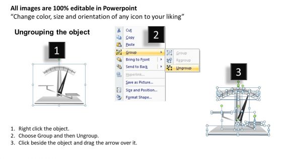 Analyze Scale With Pointer PowerPoint Slides And Ppt Diagram Templates
