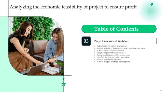 Analyzing The Economic Feasibility Of Project To Ensure Profit Ppt PowerPoint Presentation Complete Deck With Slides