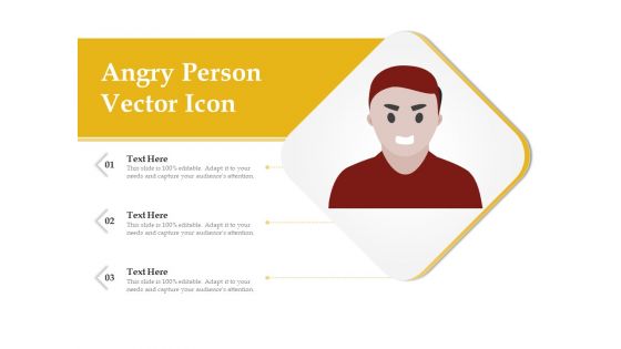 Angry Person Vector Icon Ppt PowerPoint Presentation File Inspiration PDF