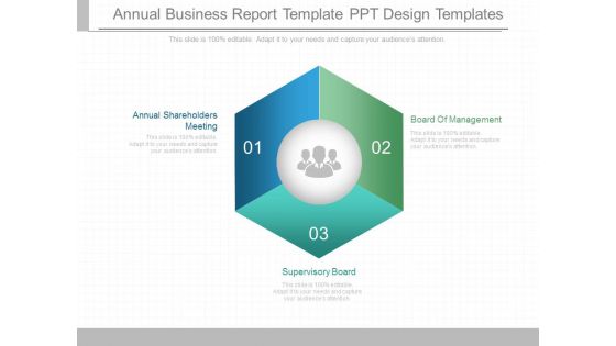 Annual Business Report Template Ppt Design Templates