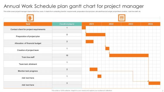 Annual Work Schedule Ppt PowerPoint Presentation Complete Deck With Slides