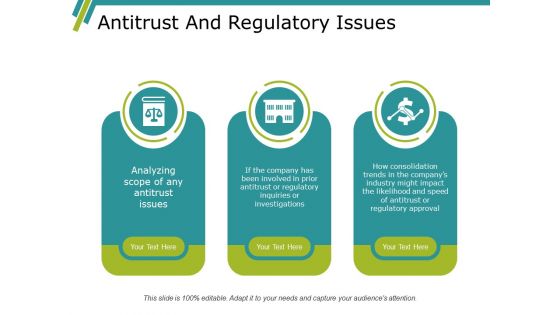 Antitrust And Regulatory Issues Ppt PowerPoint Presentation Ideas Show