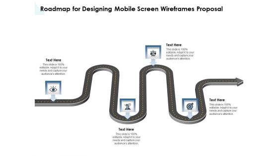 App Wireframing Roadmap For Designing Mobile Screen Wireframes Proposal Brochure PDF