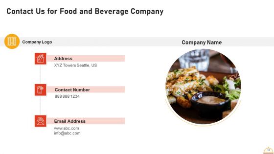 Appetizers Company Investor Funding Pitch Deck Ppt PowerPoint Presentation Complete Deck With Slides
