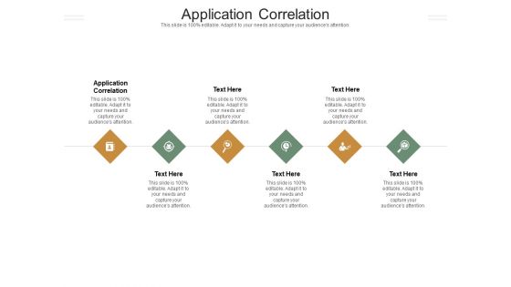 Application Correlation Ppt PowerPoint Presentation Pictures Graphics Design Cpb Pdf