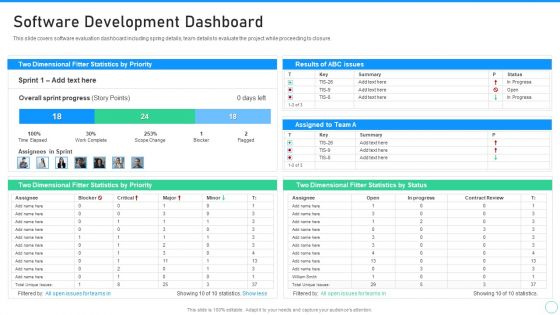 Application Designing And Programming Playbook Software Development Dashboard Introduction PDF