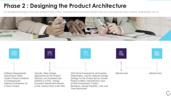 Application Development Life Cycle Phase 2 Designing The Product Architecture Template PDF
