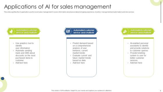 Application Of AI Ppt PowerPoint Presentation Complete Deck With Slides