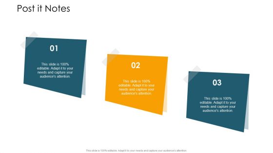 Application Of Current Trends To Enhance Revenue Post It Notes Ppt Show PDF