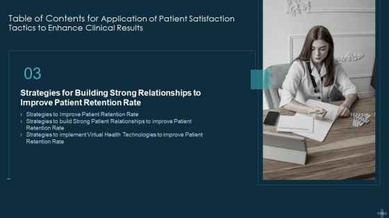 Application Of Patient Satisfaction Tactics To Enhance Clinical Results Ppt PowerPoint Presentation Complete Deck With Slides