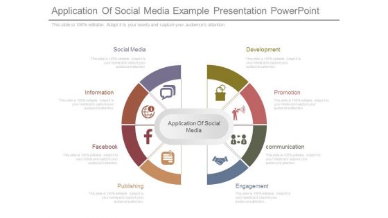 Application Of Social Media Example Presentation Powerpoint