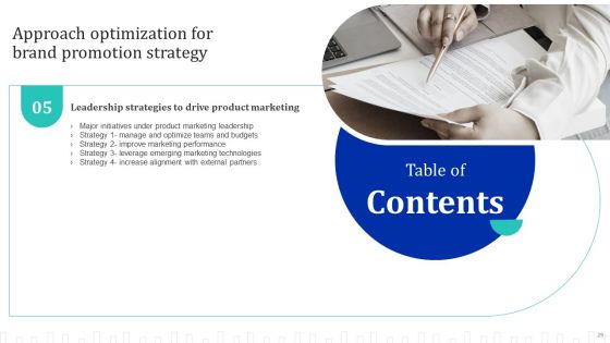 Approach Optimization For Brand Promotion Strategy Ppt PowerPoint Presentation Complete Deck With Slides