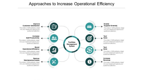 Approaches To Increase Operational Efficiency Ppt Powerpoint Presentation Inspiration Picture