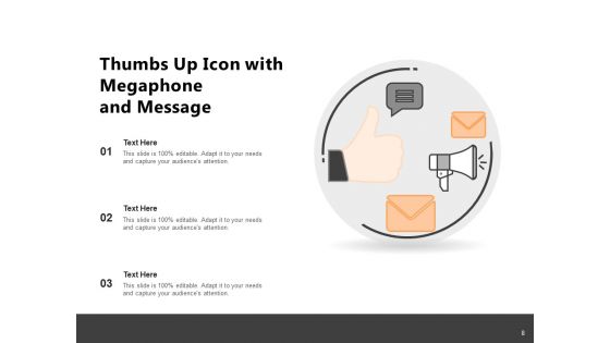 Approval Symbol Social Media Circle Ppt PowerPoint Presentation Complete Deck