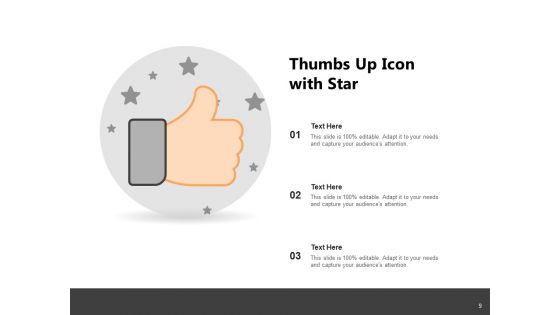 Approval Symbol Social Media Circle Ppt PowerPoint Presentation Complete Deck