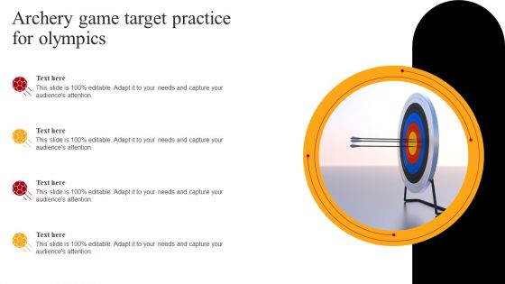 Archery Game Target Practice For Olympics Rules PDF