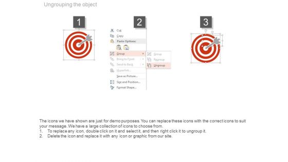 Arrow Hits On Red Target Board Powerpoint Slides