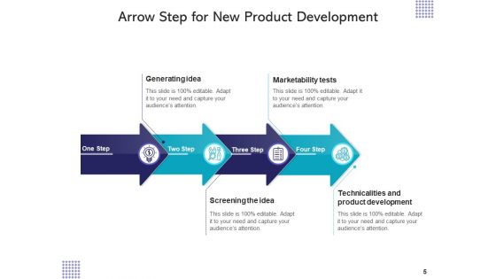 Arrow Step Diagram Planning Proces Ppt PowerPoint Presentation Complete Deck