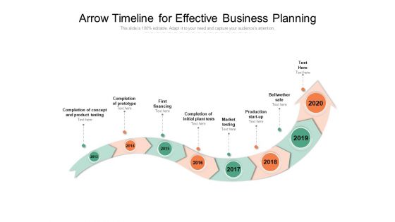 Arrow Timeline For Effective Business Planning Ppt PowerPoint Presentation Pictures PDF Arrow Timeline For Effective Business Planning Ppt PowerPoint Presentation Pictures PDF