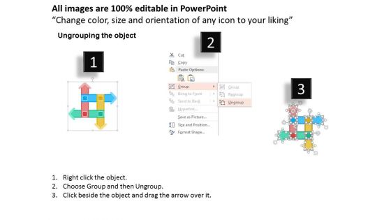 Arrows For Product Life Cycle Management Powerpoint Template