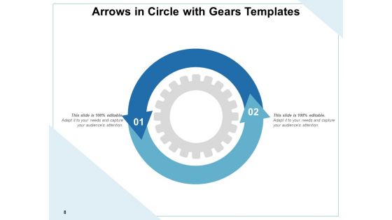 Arrows In Sphere Presentation Infographic Gears Ppt PowerPoint Presentation Complete Deck