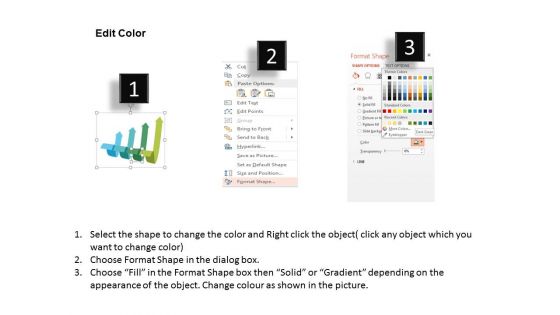 Arrows Infographic For Strategic Management Concept Powerpoint Template